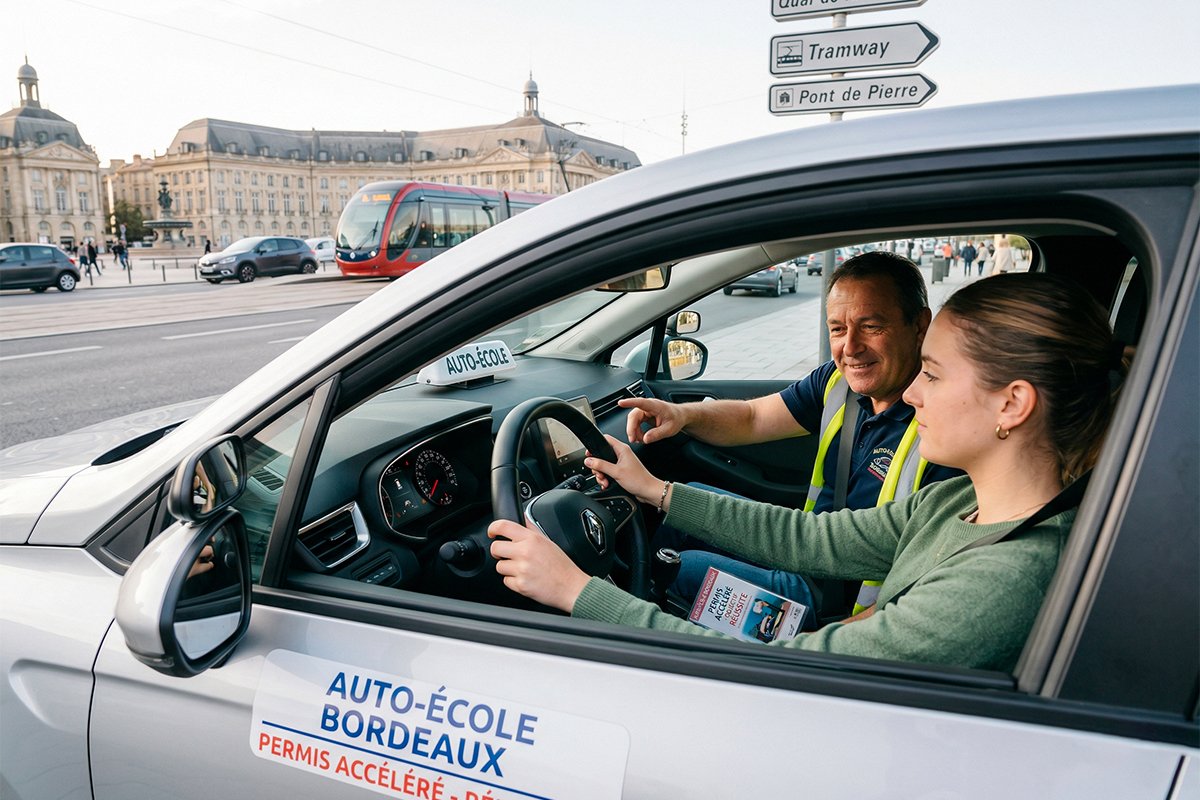 Permis accéléré à Bordeaux : fonctionnement, délais, prix et conseils pour réussir
